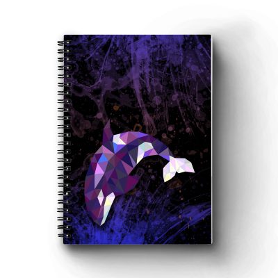 Caderno Animais Geométricos – Baleia